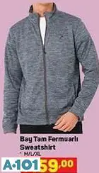 BAY TAM FERMUARLI SWEATSHİRT BAY TAM FERMUARLI SWEATSHİRT